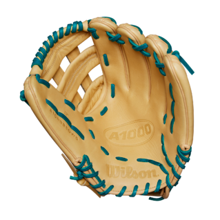 Wilson 2025 A1000 DW5 Blonde/Teal/Orange 12.00" Baseball Glove WBW10258112