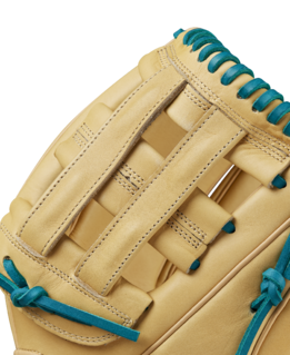 Wilson 2025 A1000 DW5 Blonde/Teal/Orange 12.00" Baseball Glove WBW10258112