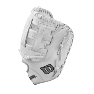 Wilson 2025 A1000FP 1620 White/Grey 12.5" Fastpitch Softball Glove WBW102598125