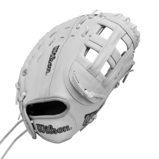Wilson 2025 A1000FP 1620 White/Grey 12.5" Fastpitch Softball Glove WBW102598125