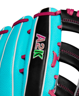 Wilson 2024 Winter A2K 1810SS Seafoam/Black 12.75" Baseball Glove WBW1026881275