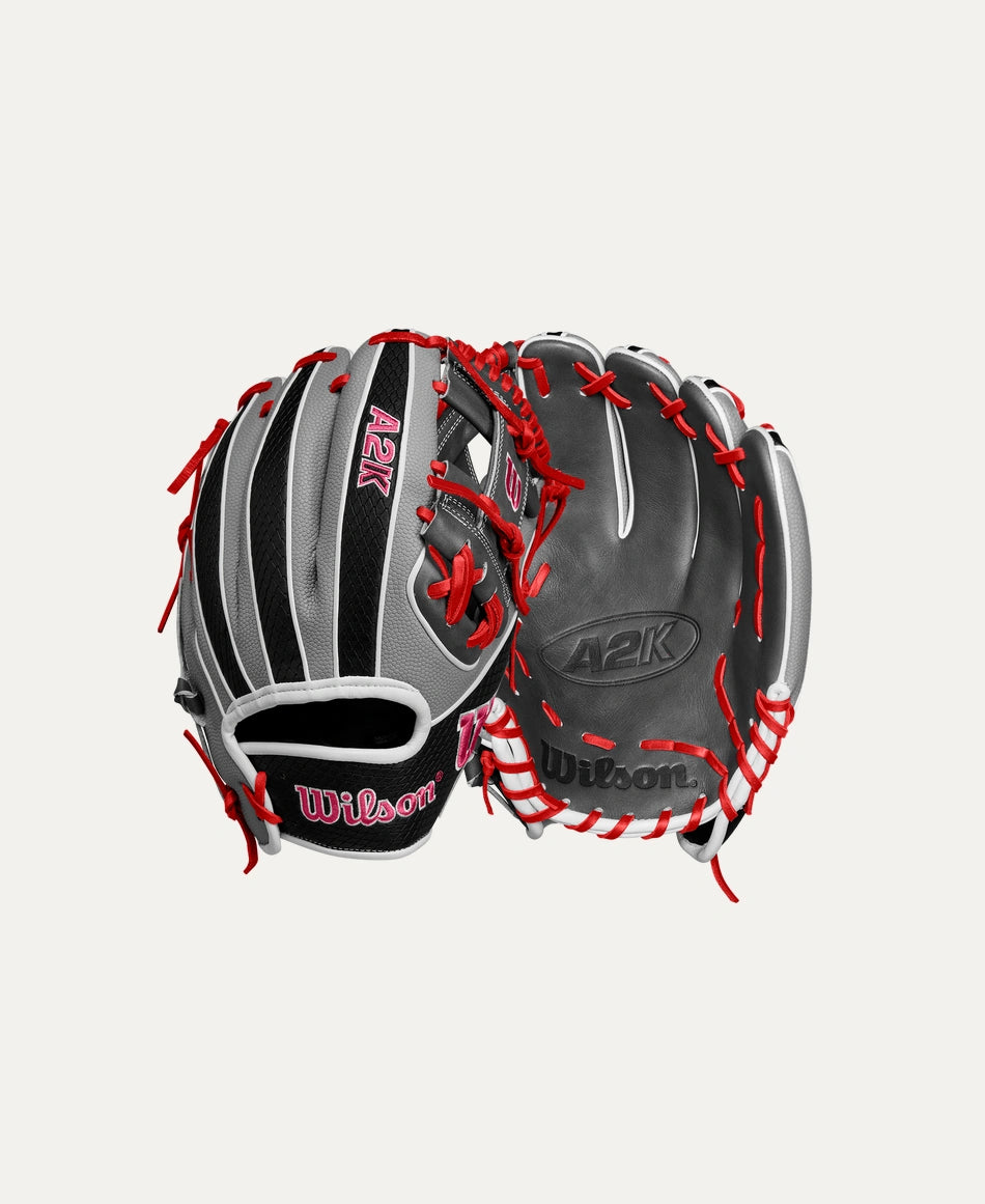 Wilson 2025 Spring A2K 1786SS Grey/Black 11.50" Baseball Glove WBW102690115