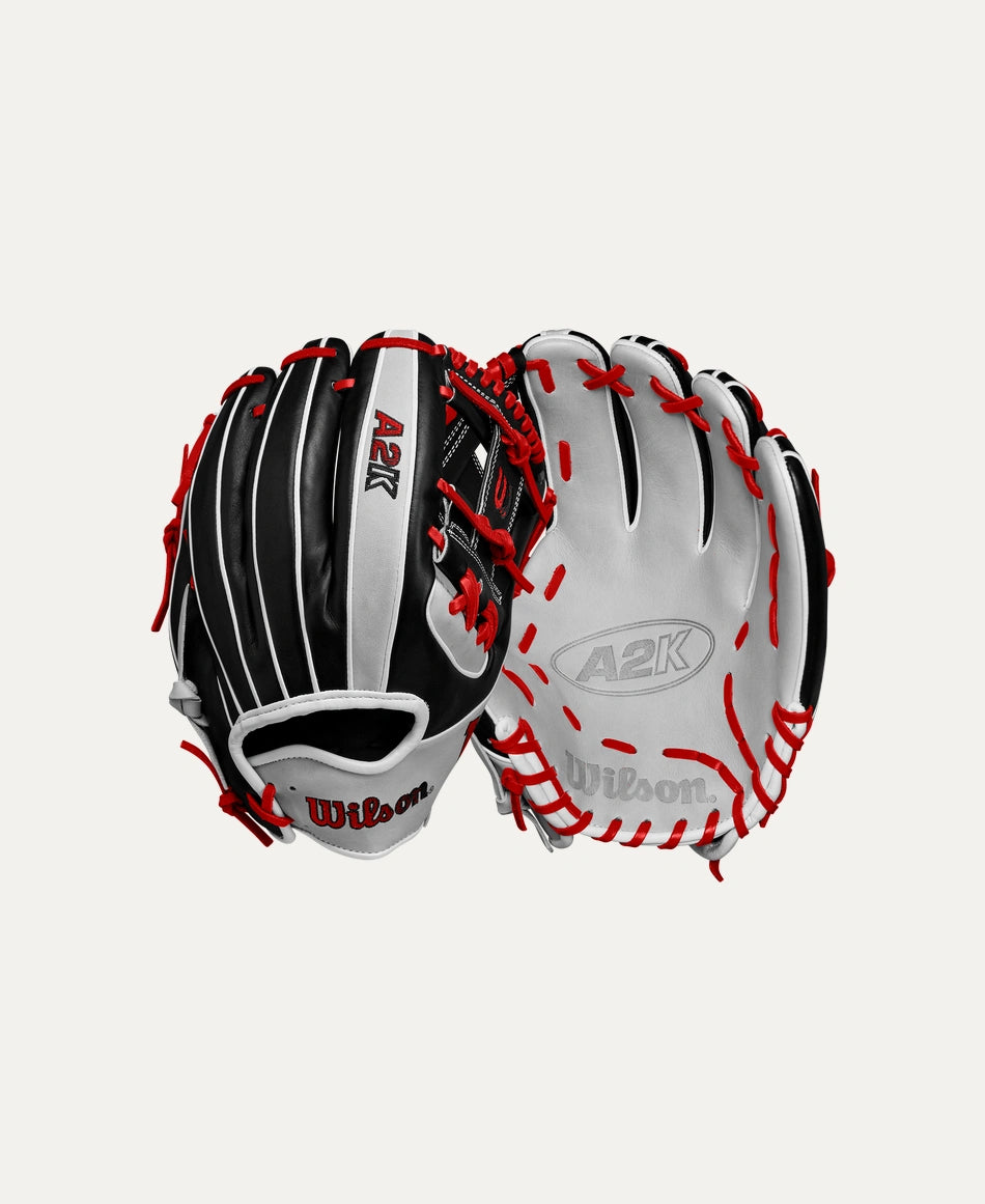Wilson 2025 Spring A2K 1724 Silver/Black 11.75" Baseball Glove WBW1026911175