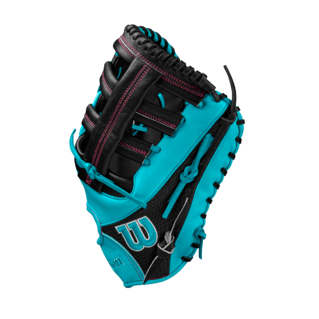 Wilson 2025 Spring A2K 1679CF Black/Teal 12.50" Baseball 1st Base Mitt WBW102751125