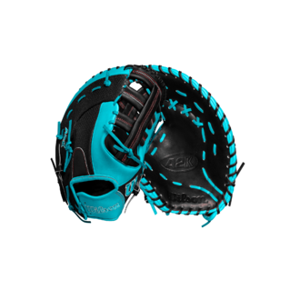 Wilson 2025 Spring A2K 1679CF Black/Teal 12.50" Baseball 1st Base Mitt WBW102751125