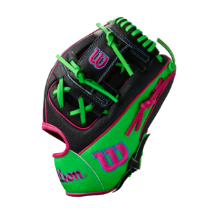 Wilson 2025 Summer A2000 1786SS Black/Neon 11.50" Baseball Glove WBW103218115