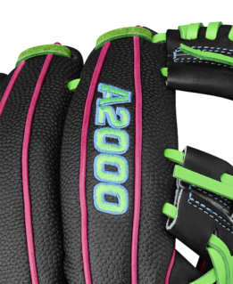 Wilson 2025 Summer A2000 1786SS Black/Neon 11.50" Baseball Glove WBW103218115