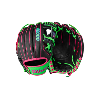 Wilson 2025 Summer A2000 1786SS Black/Neon 11.50" Baseball Glove WBW103218115