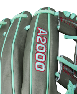 Wilson 2025 Summer A2000 1975 Charcoal/Seafoam 11.75" Baseball Glove WBW1032191175