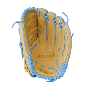 Wilson 2025 Summer A2000 B125 Blonde/Sky Blue 12.50" Baseball Glove WBW103220