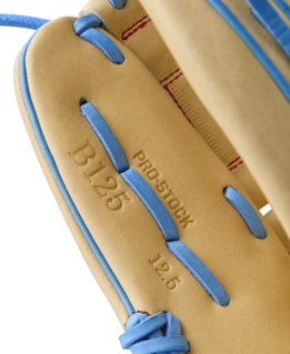 Wilson 2025 Summer A2000 B125 Blonde/Sky Blue 12.50" Baseball Glove WBW103220