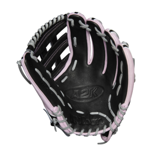 Wilson 2025 Summer A2K DW5 Black/Lavender 12.00" Baseball Glove WBW10328912