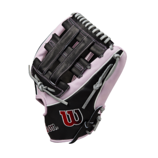 Wilson 2025 Summer A2K DW5 Black/Lavender 12.00" Baseball Glove WBW10328912