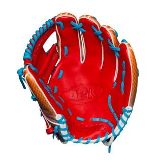 Wilson 2025 Summer A2K 1786 Red/Navy 11.50" Baseball Glove WBW103290115