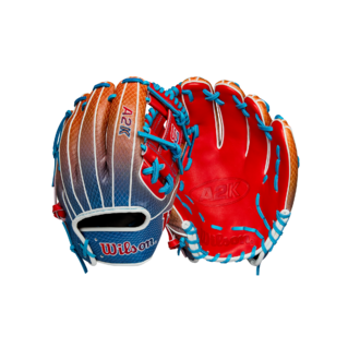 Wilson 2025 Summer A2K 1786 Red/Navy 11.50" Baseball Glove WBW103290115