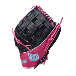 Wilson A2K 1786 Navy/Flamingo 12.50" Baseball Glove WBW103291