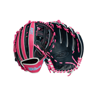 Wilson A2K 1786 Navy/Flamingo 12.50" Baseball Glove WBW103291