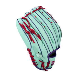Wilson 2025 Fall A2000 1750 Seafoam/Purple 12.50" Baseball Glove WBW103455125