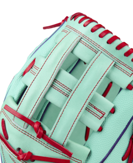 Wilson 2025 Fall A2000 1750 Seafoam/Purple 12.50" Baseball Glove WBW103455125