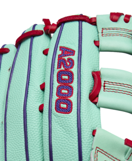 Wilson 2025 Fall A2000 1750 Seafoam/Purple 12.50" Baseball Glove WBW103455125
