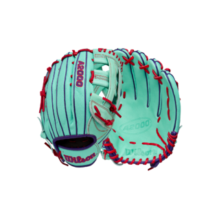 Wilson 2025 Fall A2000 1750 Seafoam/Purple 12.50" Baseball Glove WBW103455125