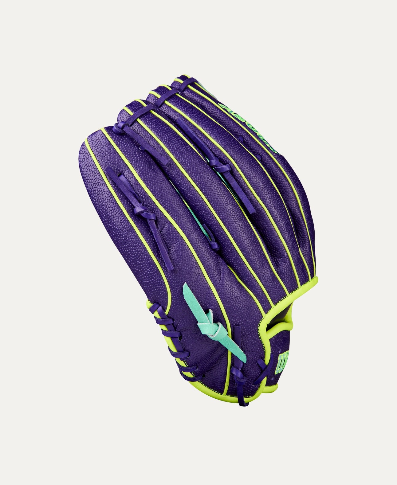 Wilson 2025 Fall A2000 1810SS Purple/Seafoam 12.75" Baseball Glove WBW1034571275