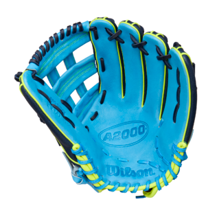 Wilson 2025 Fall A2000 PF50SS Navy/Sky Blue/O 12.25" Baseball Glove WBW1034631225