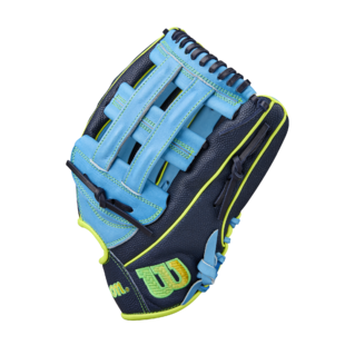 Wilson 2025 Fall A2000 PF50SS Navy/Sky Blue/O 12.25" Baseball Glove WBW1034631225