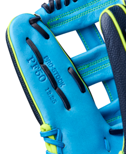 Wilson 2025 Fall A2000 PF50SS Navy/Sky Blue/O 12.25" Baseball Glove WBW1034631225