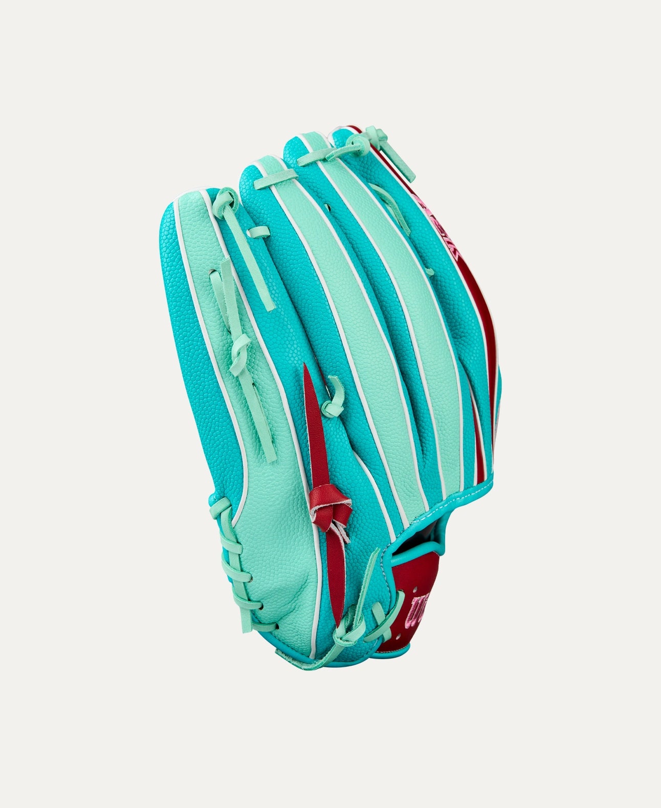 Wilson 2025 Fall A2K MY7SS Teal/Seafoam/Red 12.50" Baseball Glove WBW103474125