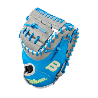 Wilson 2025 Fall A2000FP FPCM23 Sky Blue/Gy 34.00" Fastpitch Catcher's Mitt WBW10349134