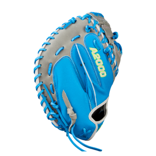 Wilson 2025 Fall A2000FP FPCM23 Sky Blue/Gy 34.00" Fastpitch Catcher's Mitt WBW10349134