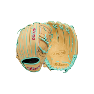 Wilson 2025 Fall A2000 B2 Blonde/Seafoam 12.00" Baseball Glove WBW10349
