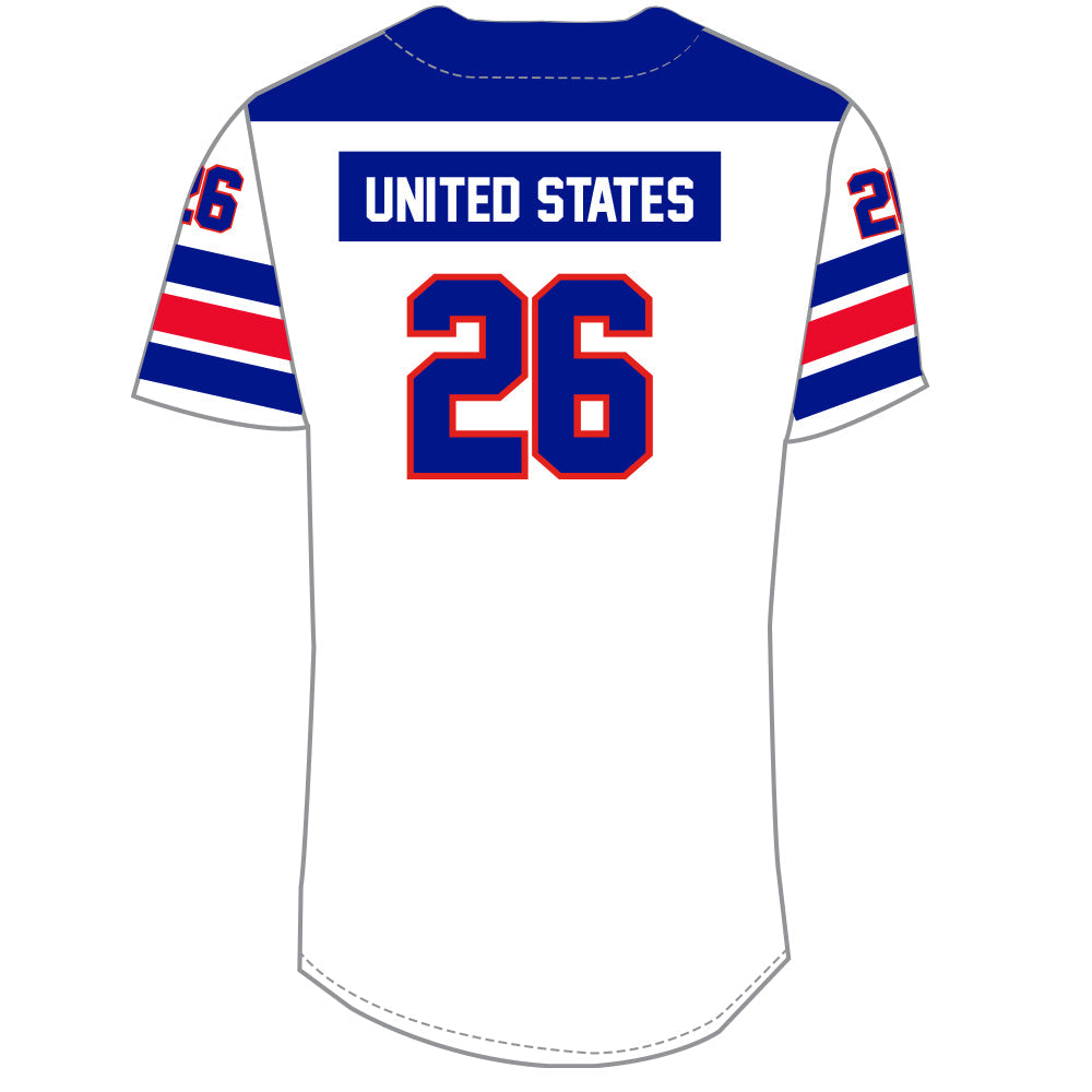 USA 2026 Performance Baseball Jersey White