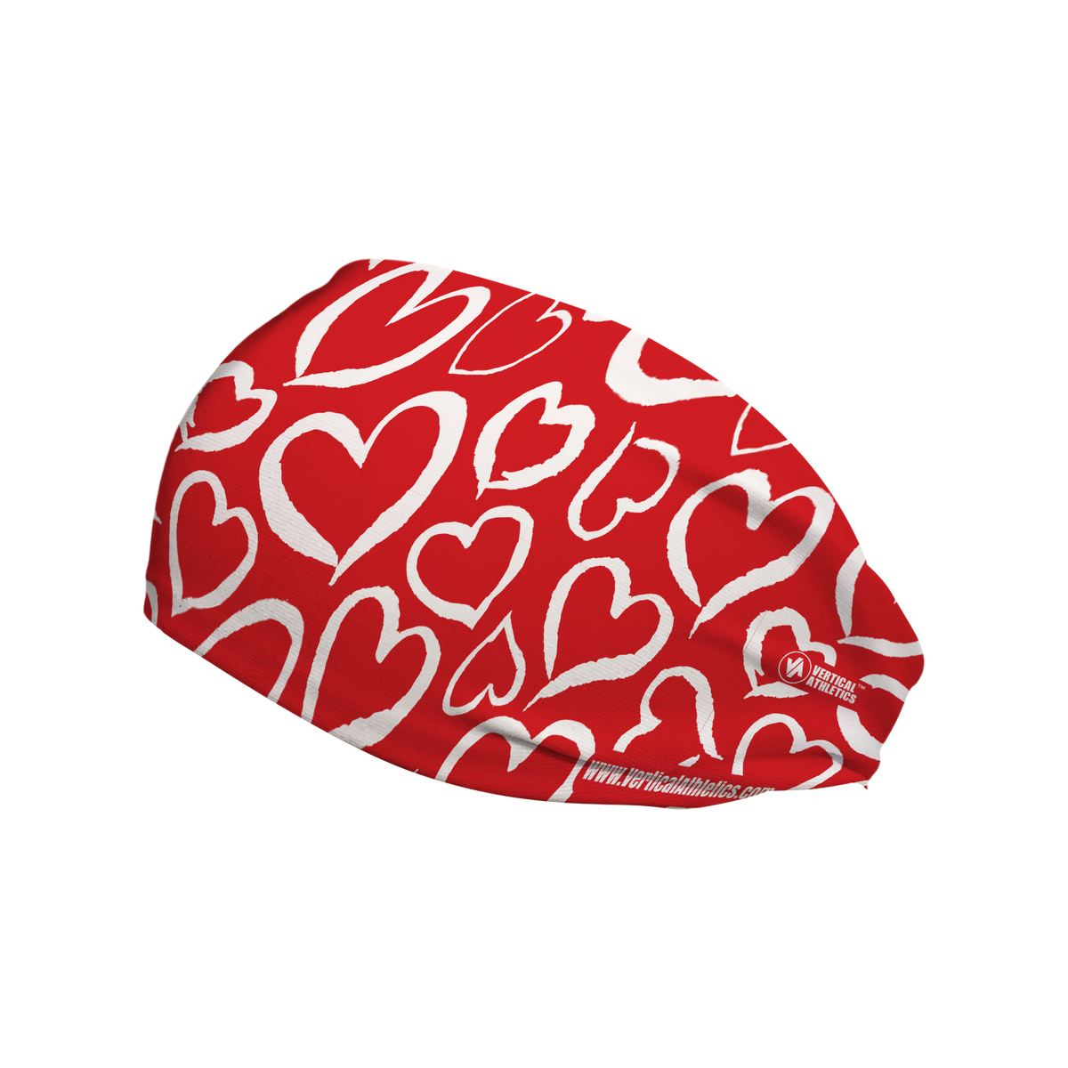 Cooling Headband: Heart Repeat