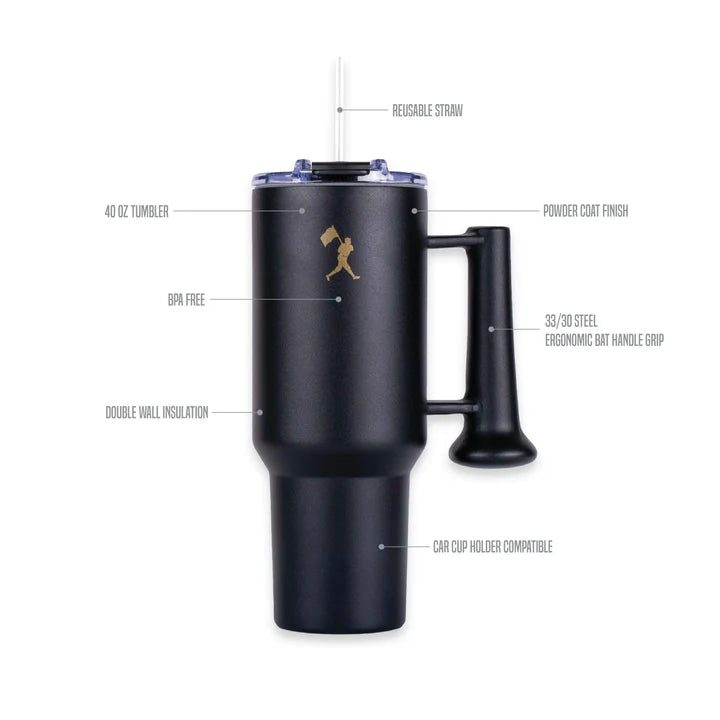 Baseballism Bat Handle Tumbler