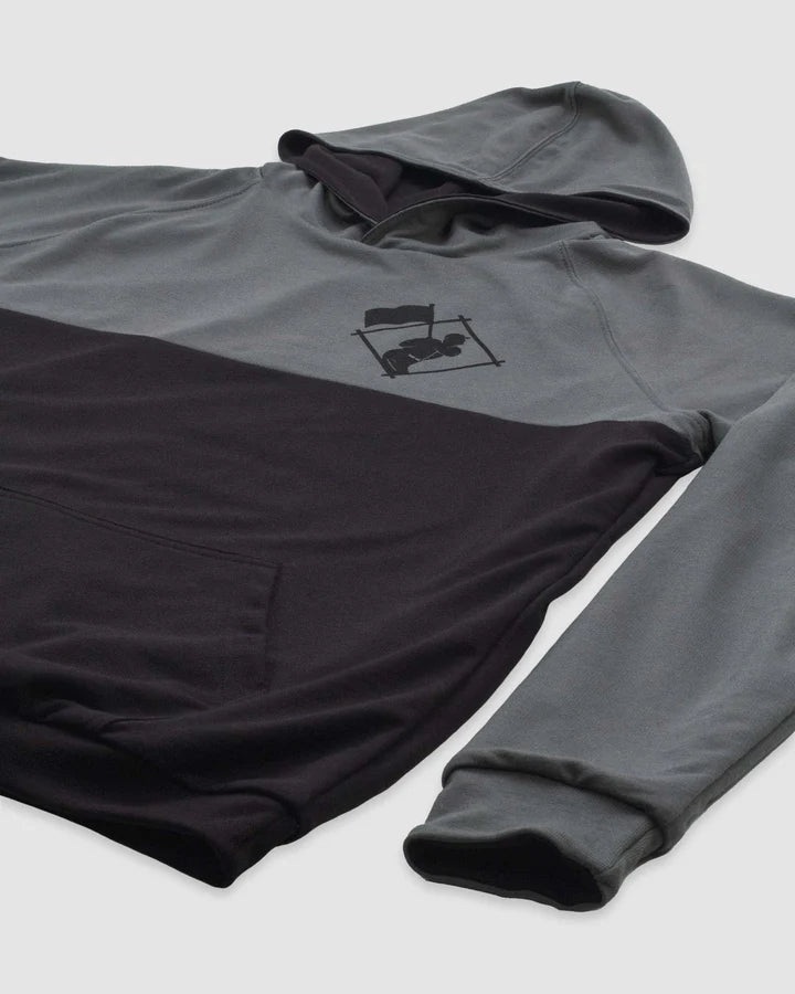 Baseballism - Classic Double Play Reversible Hoodie - Black/Grey