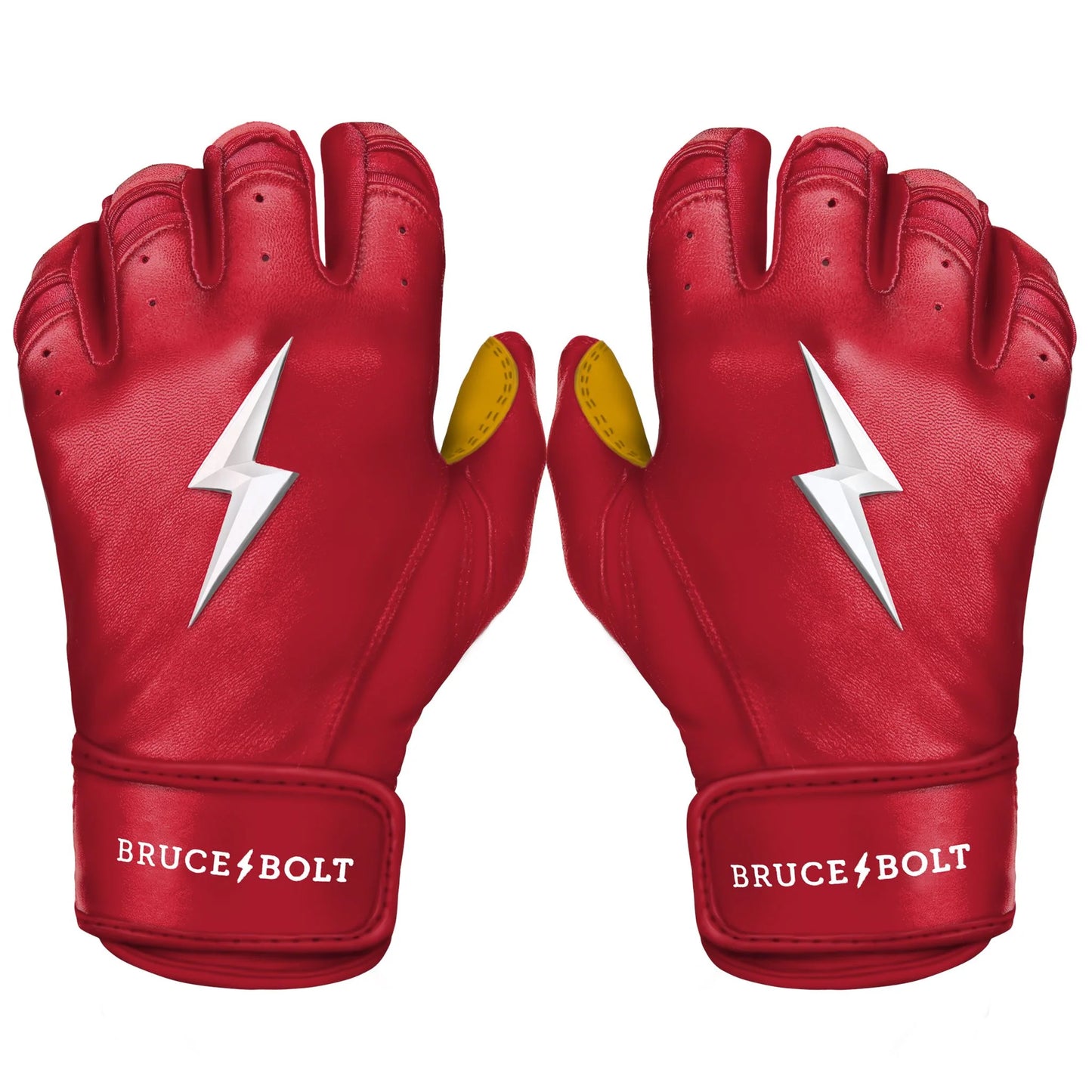 Bruce Bolt Premium Pro Short Cuff Batting Gloves