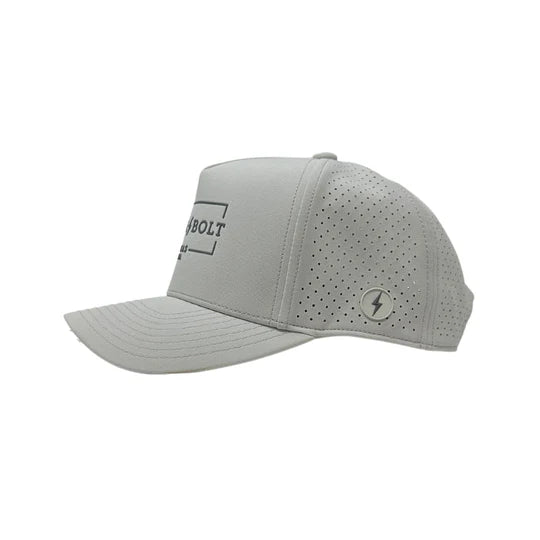 Bruce Bolt Standard 5-Panel Snapback Hat - Grey