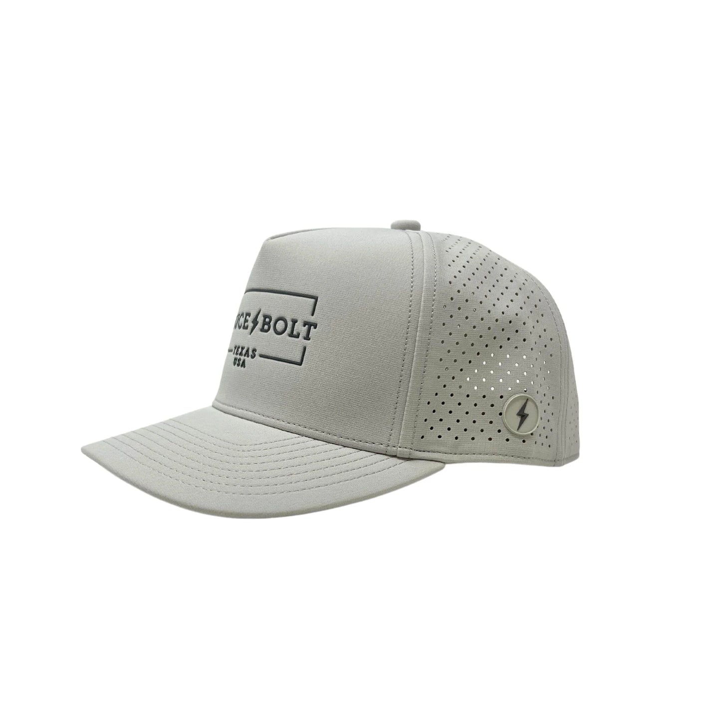 Bruce Bolt Standard 5-Panel Snapback Hat - Grey