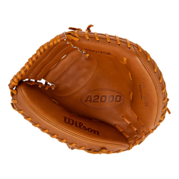 Wilson A2000 M23 Classic Series Saddle Tan 33.50" Baseball Catcher's Mitt: WBW102094