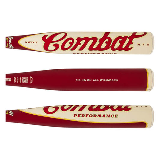 Combat MFG SPEC-A1 Steel Horses Firing on All Cylinders BBCOR Baseball Bat