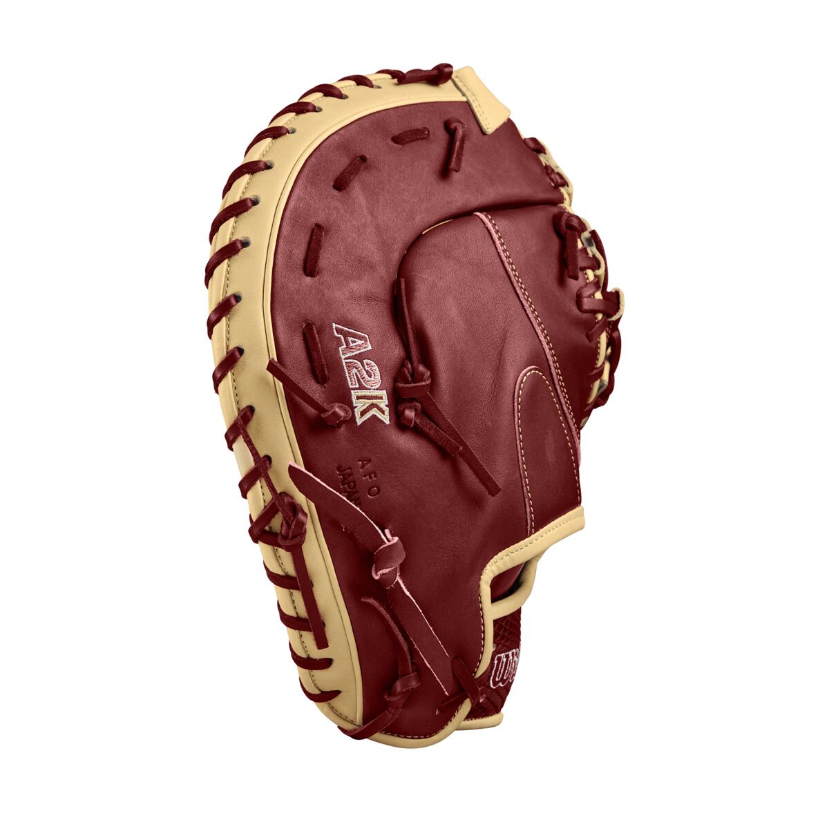 Wilson 2024 Fall A2K 1679 Red/Blonde 12.50" Baseball 1st Base Mitt WBW102684125