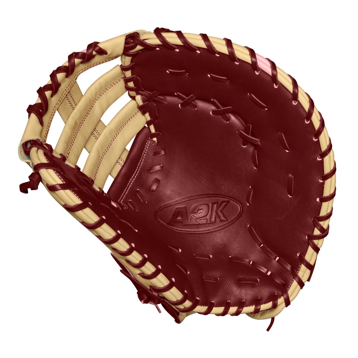 Wilson 2024 Fall A2K 1679 Red/Blonde 12.50" Baseball 1st Base Mitt WBW102684125