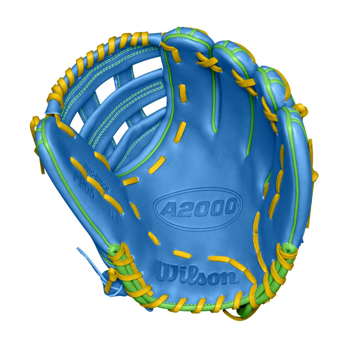 Wilson 2025 Spring A2000 PP05 Sky Blue/Opt 11.50" Baseball Glove WBW102548115
