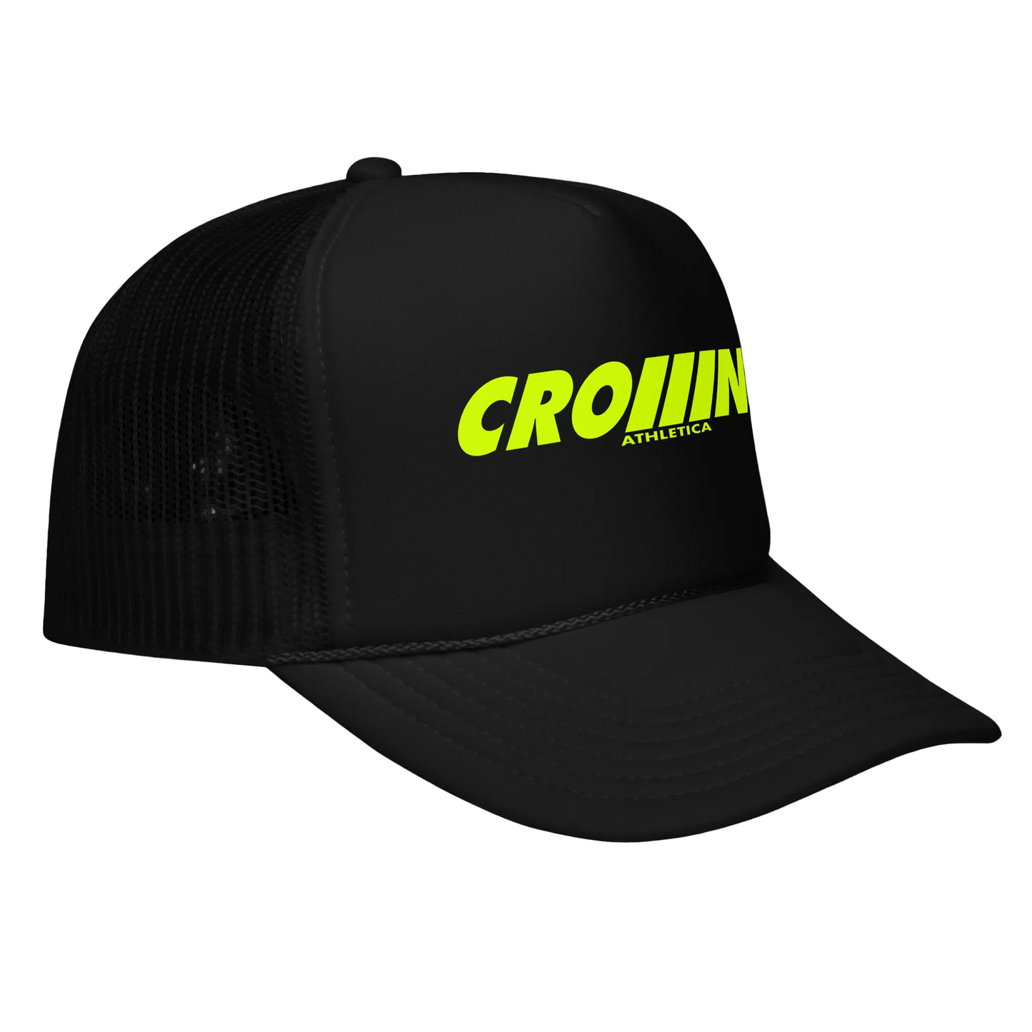 CROWN ATHLETICA /// Foam Trucker Hat (BLACK)