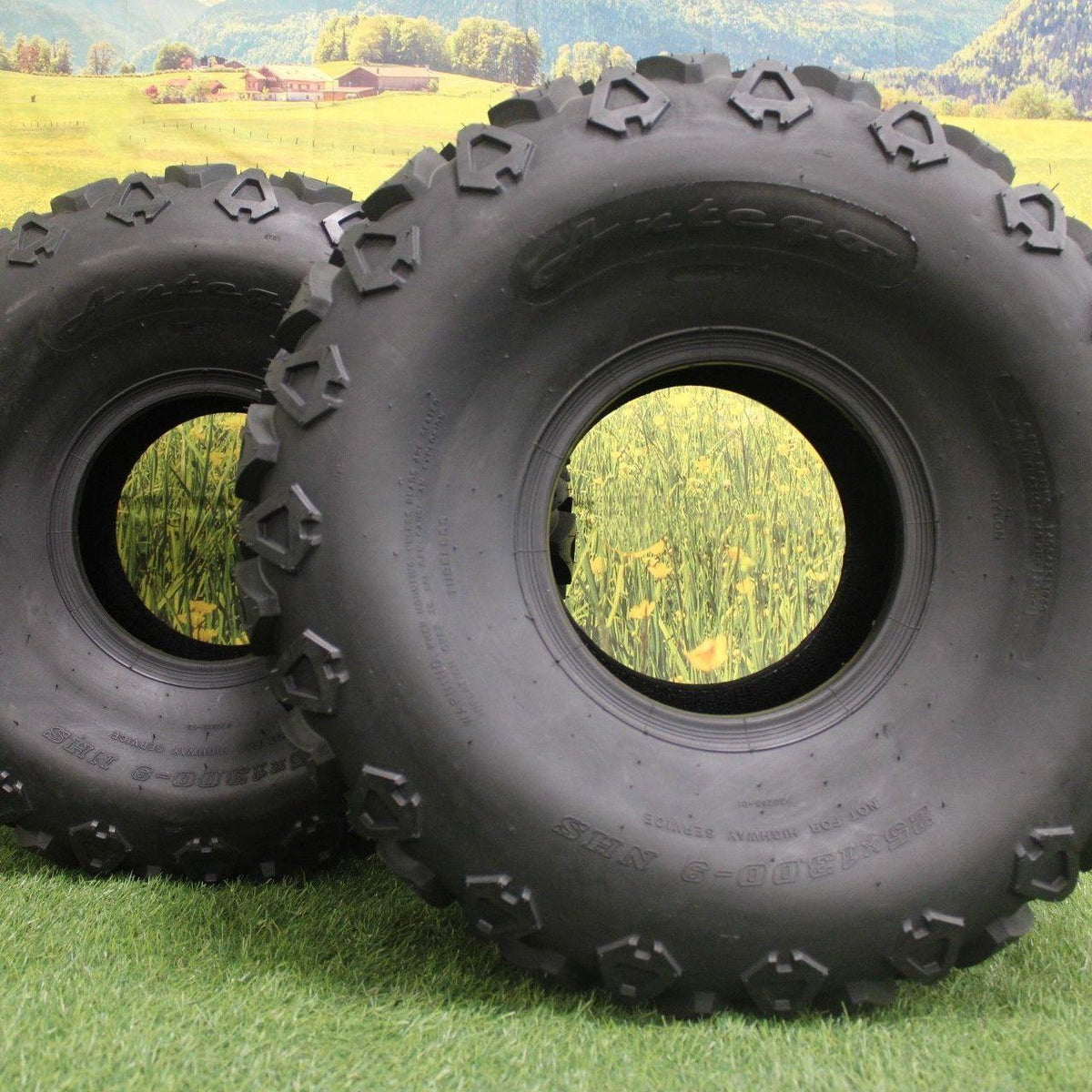 25x13.00-9 4 Ply Golf / ATV / UTV / Gator, Caymon Tire (Set of 4)
