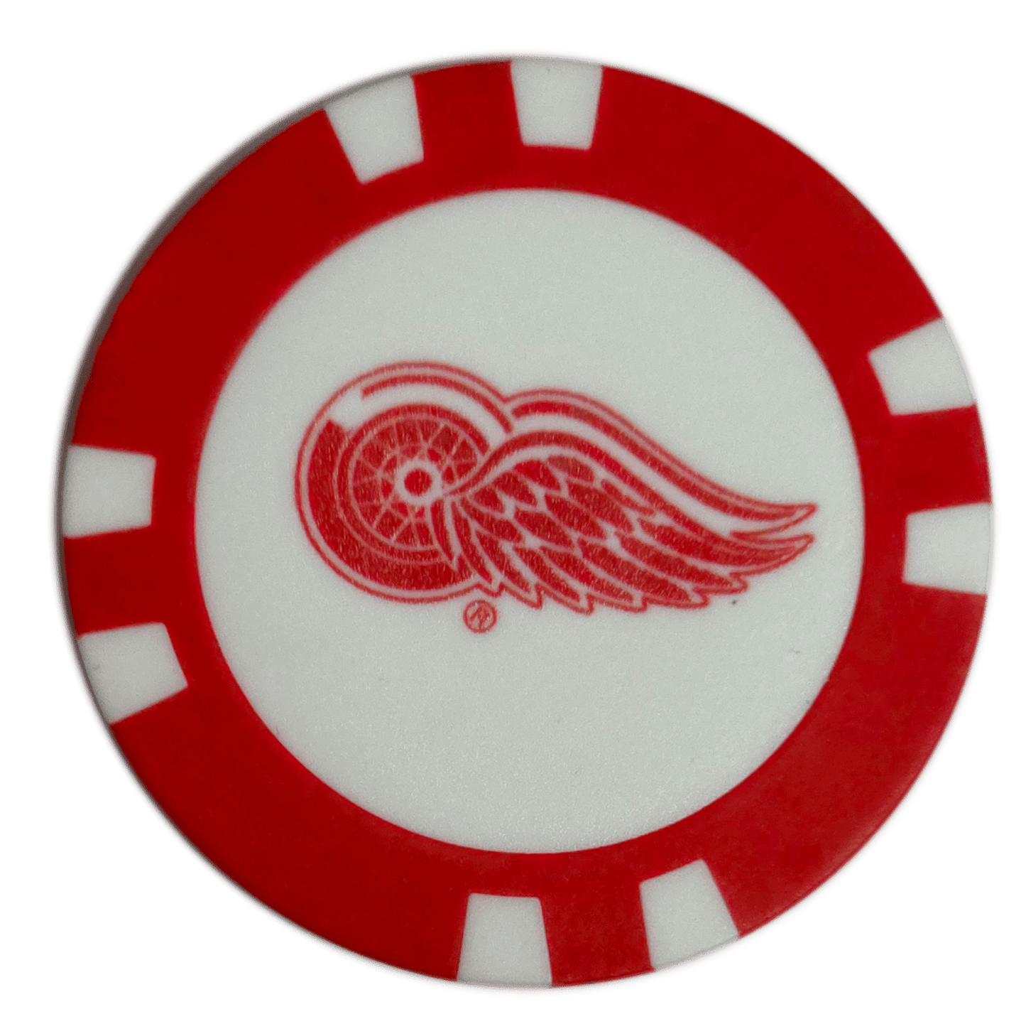 Officially Licensed Detroit Red Wings Poker Chip Golf Ball Marker
