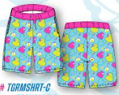 Easton Hype Fire Pool Party Shorts - Rubber Duck