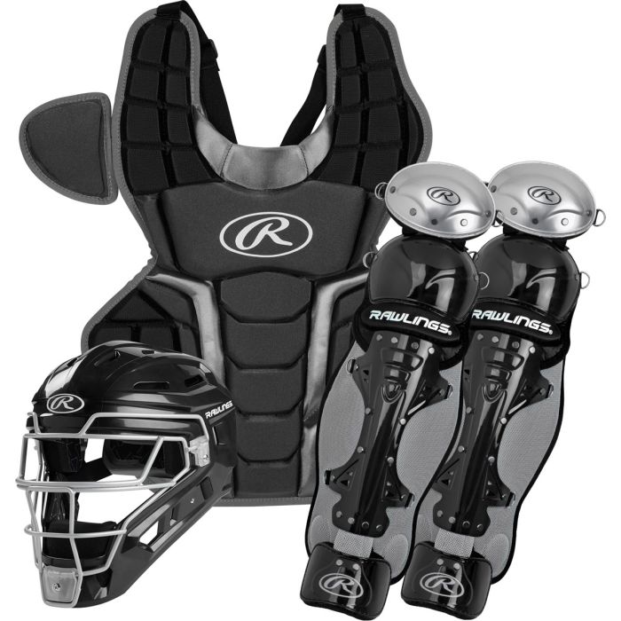 Rawlings Renegade Intermediate Catchers Set BLACK/SILVER